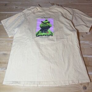 Golf Wang Grinch Graphic T Shirt Cream Large Tyler The Creator Holiday Tee